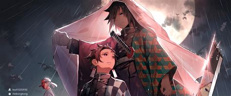 3440x1440 Demon Slayer Kimetsu no Yaiba FanArt 3440x1440 Resolution ...