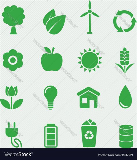 Bio icons Royalty Free Vector Image - VectorStock