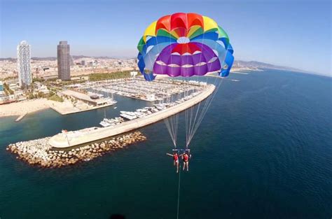 Barcelona 15-Minute Solo or Tandem Parasailing Flight 2018 Visit Barcelona, Barcelona Travel ...