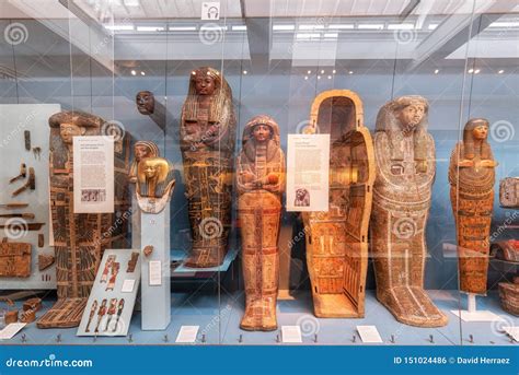 London, United Kingdom - May 13, 2019: the British Museum, London. Hall ...