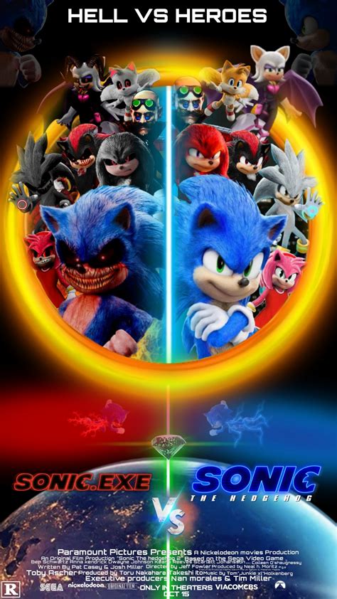 Sonic.exe vs Sonic The Hedgehog by Nikisawesom on DeviantArt