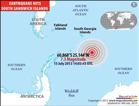 Earthquakes in South Sandwich Islands