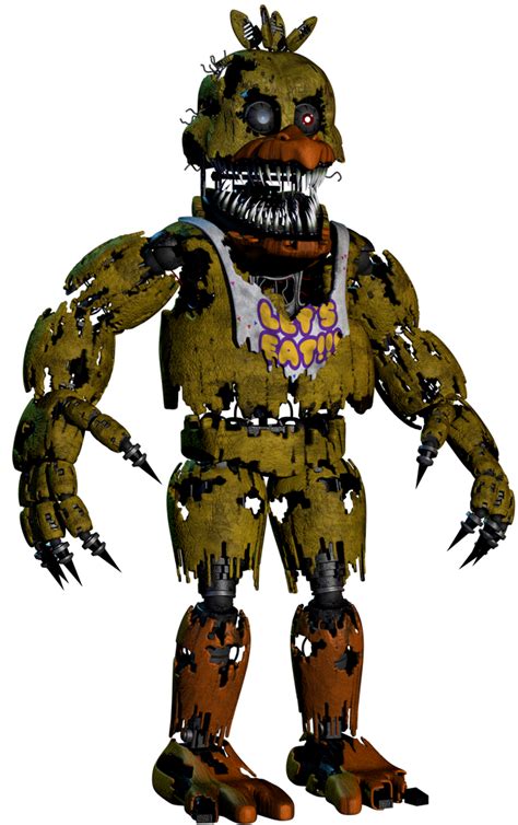 Nightmare Chica W/O Cupcake | Blender Model | Fnaf characters, Fnaf ...