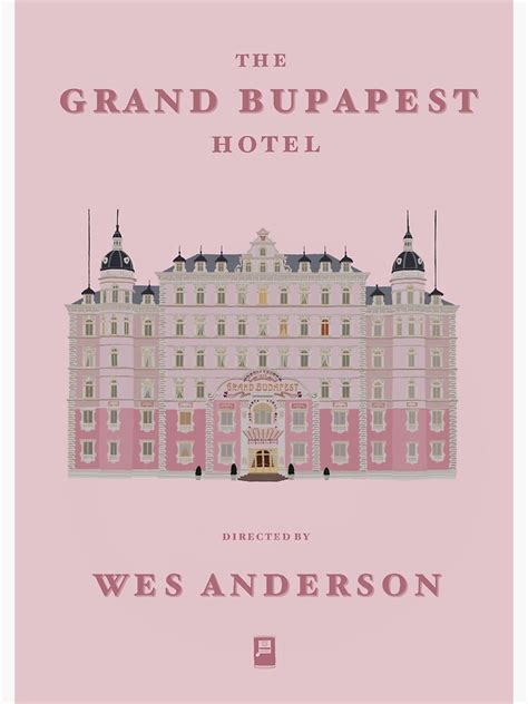 "The Grand Budapest Hotel directed by Wes Anderson" Poster for Sale by butterbeansktch | Redbubble