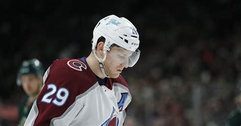 Nathan MacKinnon Injury Gives Avalanche 'High' Level of Concern, Jared ...