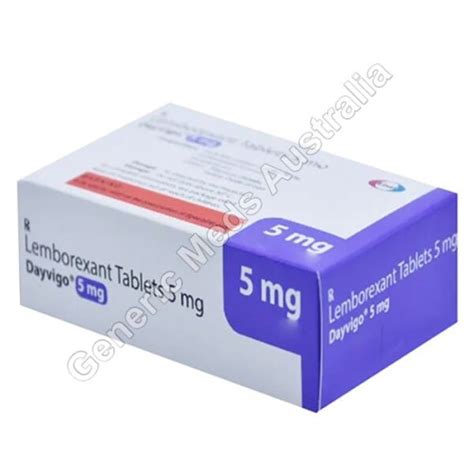 Buy Dayvigo 5 mg (Lemborexant): Uses, Dosage, Side Effects - GMA