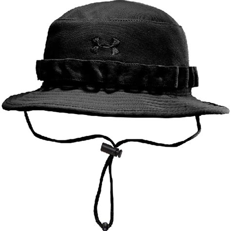 Men's Under Armour Tactical Bucket Hat - Black or OD Boonie Hats UA 12 – Grunt Force