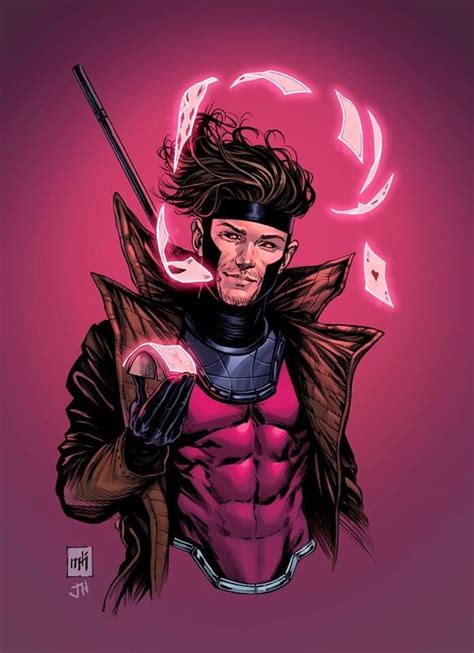 Gambit Marvel, Gambit X Men, Rogue Gambit, Marvel Comics Art, Comic Book Characters, Comic ...