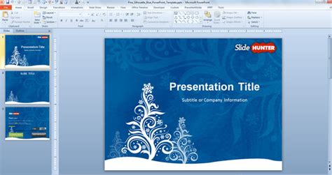 Free Free Christmas Tree PowerPoint Template - Free PowerPoint Templates - SlideHunter.com