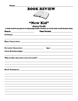 “New Kid” BOOK REVIEW by Northeast Education | TPT