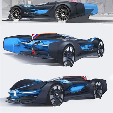 Alpine Vision Gran Turismo: design sketch gallery | Concept cars, Concept car design, Car design