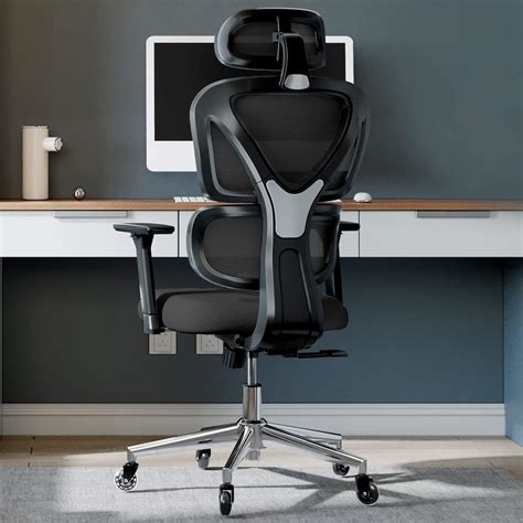 Sytas Ergonomic Home Office Chair, Desk Chair Adjustable Lumbar Support, Ergonomic Computer ...