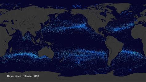 Great Pacific Garbage Patch Satellite Image