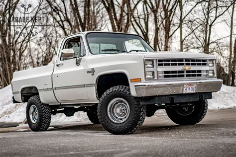 Lifted 1987 Chevy K10 Has Dreams of Winter, but It's Sourced From ...