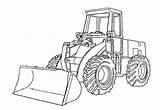 Front End Loader Coloring Pages sketch template