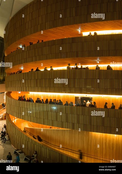 Oslo Opera House interior in a show day Stock Photo - Alamy