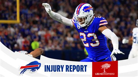 Injury update: Bills to be without S Micah Hyde (neck), DT Jordan Phillips (hamstring) and CB ...