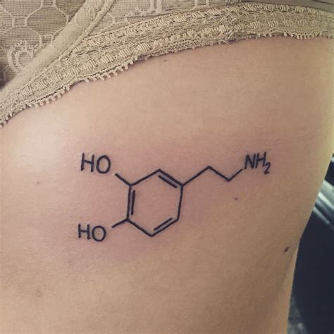 Chemical symbol for dopamine, the chemical that gets released when you ...