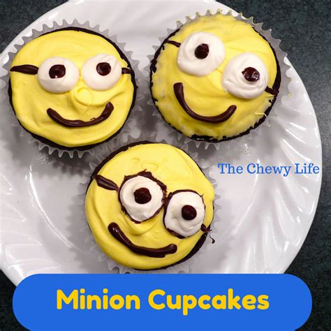 Cute and Easy Minion Cupcakes - The Chewy Life