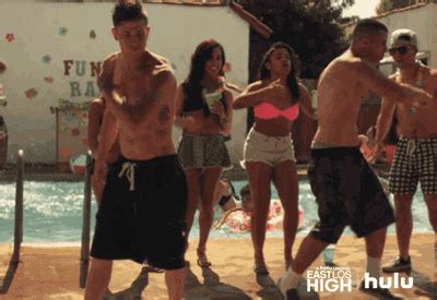 Pool Party Dancing GIF by HULU - Find & Share on GIPHY