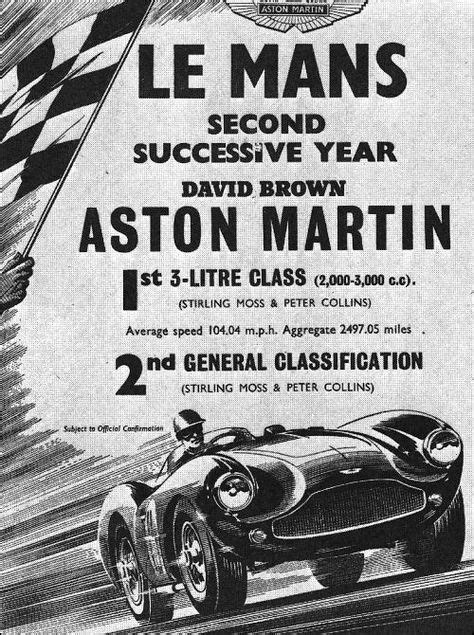 Aston Martin promo poster - 1955 | Aston martin cars, Aston martin ...