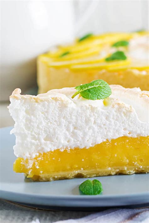 Keto Lemon Meringue Pie- Just 4 Ingredients! - The Big Man's World