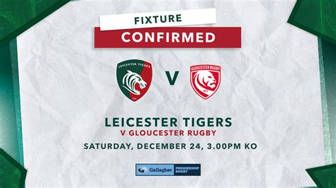 Festive fixtures confirmed in Premiership | Leicester Tigers