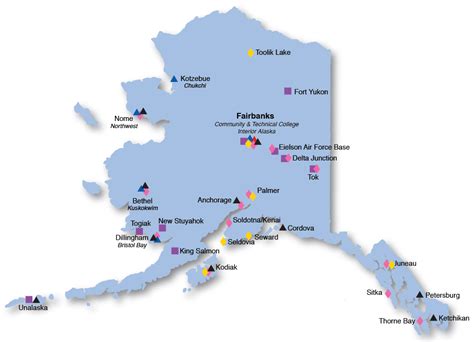 UAF locations across Alaska | Campus map and visitors' guide