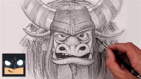 How To Draw Kai | Kung Fu Panda Sketch Tutorial - YouTube