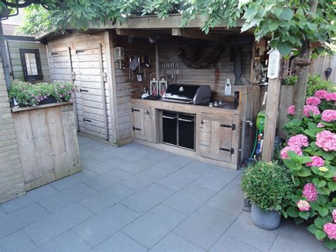 45 Perfect Backyard Bbq Landscaping Ideas 53 Weber Genesis Buiten Keuken Outdoor Garden Kitchen ...