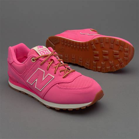 Girls Shoes - New Balance Kids KL574V1G - Pink - KL574HKG | Pro:Direct Soccer