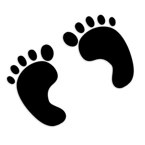 Black Footprints Clipart Free Stock Photo - Public Domain Pictures