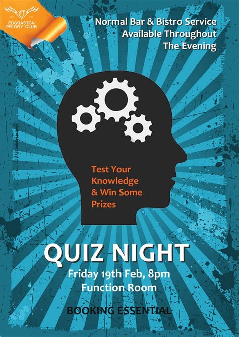 quiz night... | Quiz, Trivia, Fundraising