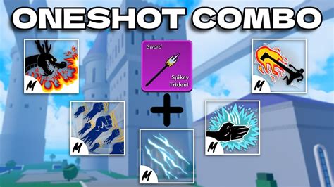 Spikey Trident *NEW* OneShot Combo With All V2 Fighting Styles | Blox ...