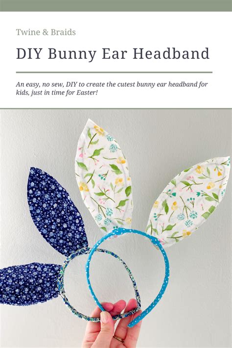 DIY Bunny Ear Headband for Kids in 2021 | Diy bunny ears, Bunny ear ...