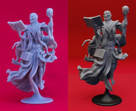 [OC] [Art] Free 3d printable Lich ~ side by side : r/DnD