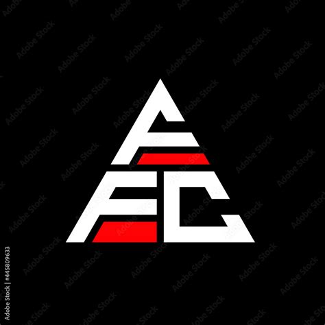 FFC triangle letter logo design with triangle shape. FFC triangle logo ...