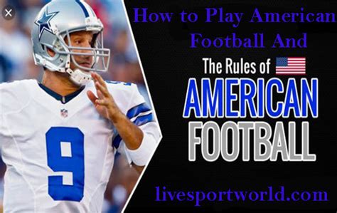 Basic Rules of American football and How to Play NFL games