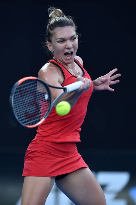 SIMONA HALEP at Australian Open Tennis Tournament Final in Melbourne 01 ...