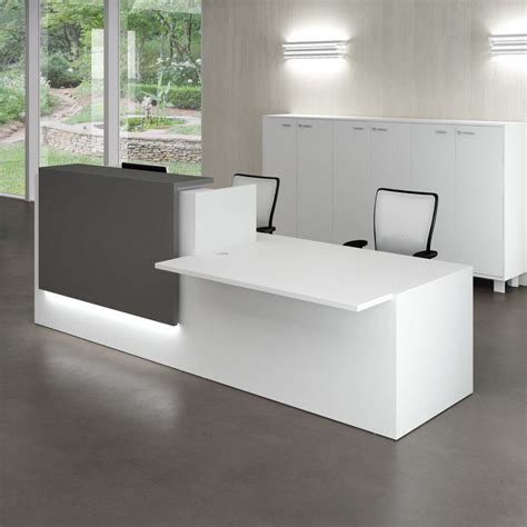 Corian Solid Surface White Modern Reception Counter Front Desk - China ...