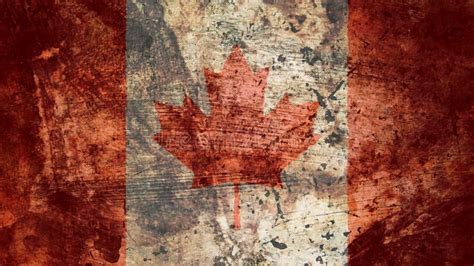 Very Grungy Canadian Flag, Canada Grunge Background Texture Stock Illustration - Illustration of ...