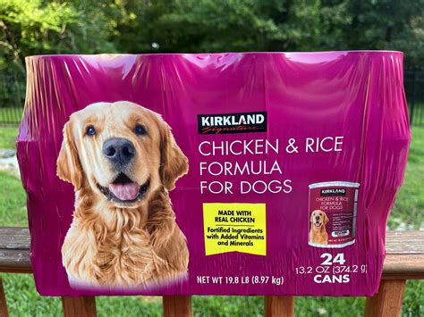 The Kirkland Signature Chicken and Rice Canned Dog Food at Costco is Just Okay