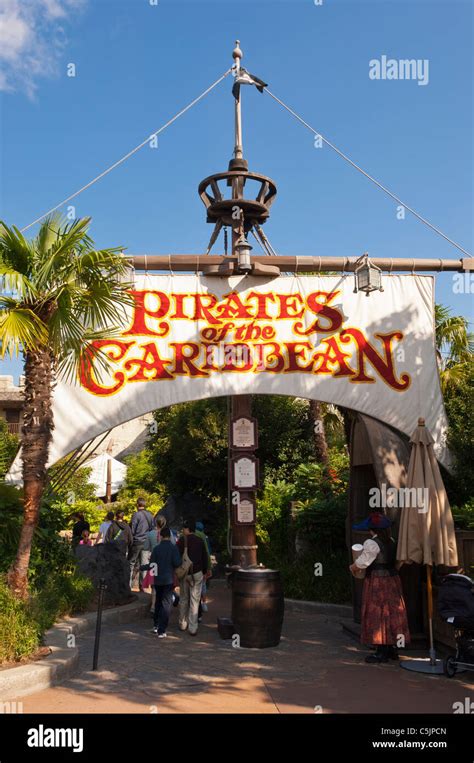 The Pirates of the Caribbean ride at Disneyland Paris in France Stock Photo - Alamy