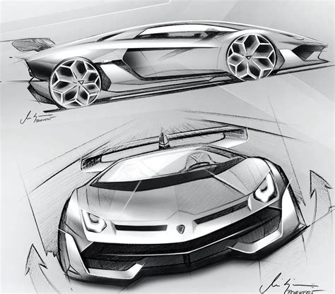 Mitja Borkert on Instagram: “Sketching the SVJ #centrostilelamborghini ...