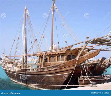 Old wooden sailing ship stock image. Image of vintage - 38933115