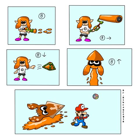 Super Smash Bros - Inkling Moveset Prediction by DrRibcage on DeviantArt