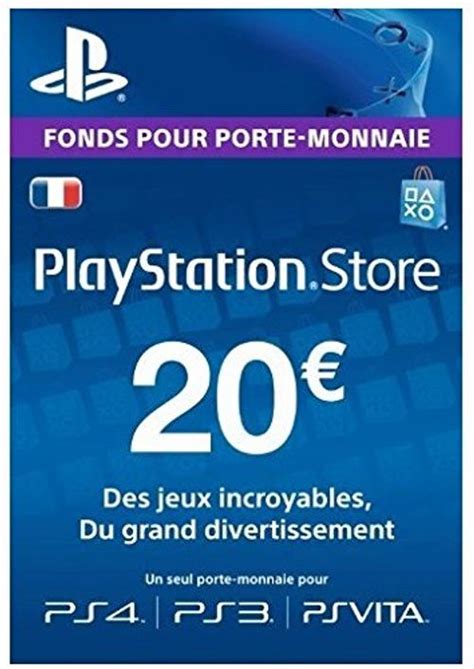 PlayStation Network (PSN) Card - 20 EUR (France) | PlayStation | CDKeys