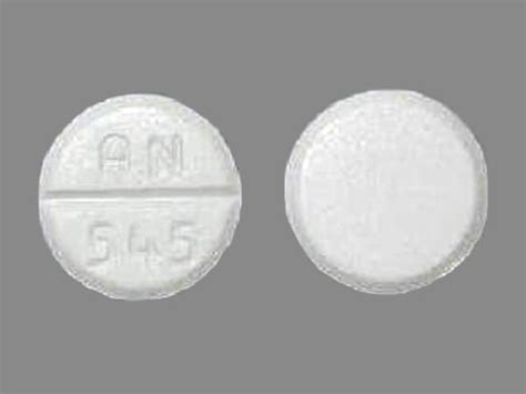 Pill Finder: AN 545 White Round - Medicine.com