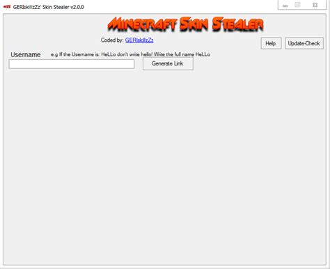 Minecraft Skin Stealer | SourceForge.net