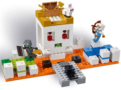 Building Sets Toys 198 Piece LEGO Minecraft The Skull Arena 21145 ...